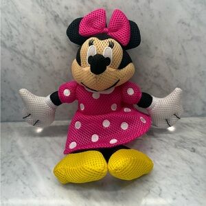 Disney Minnie Mouse Bath Scrub Sponge Plush Stuffed Animal Toy